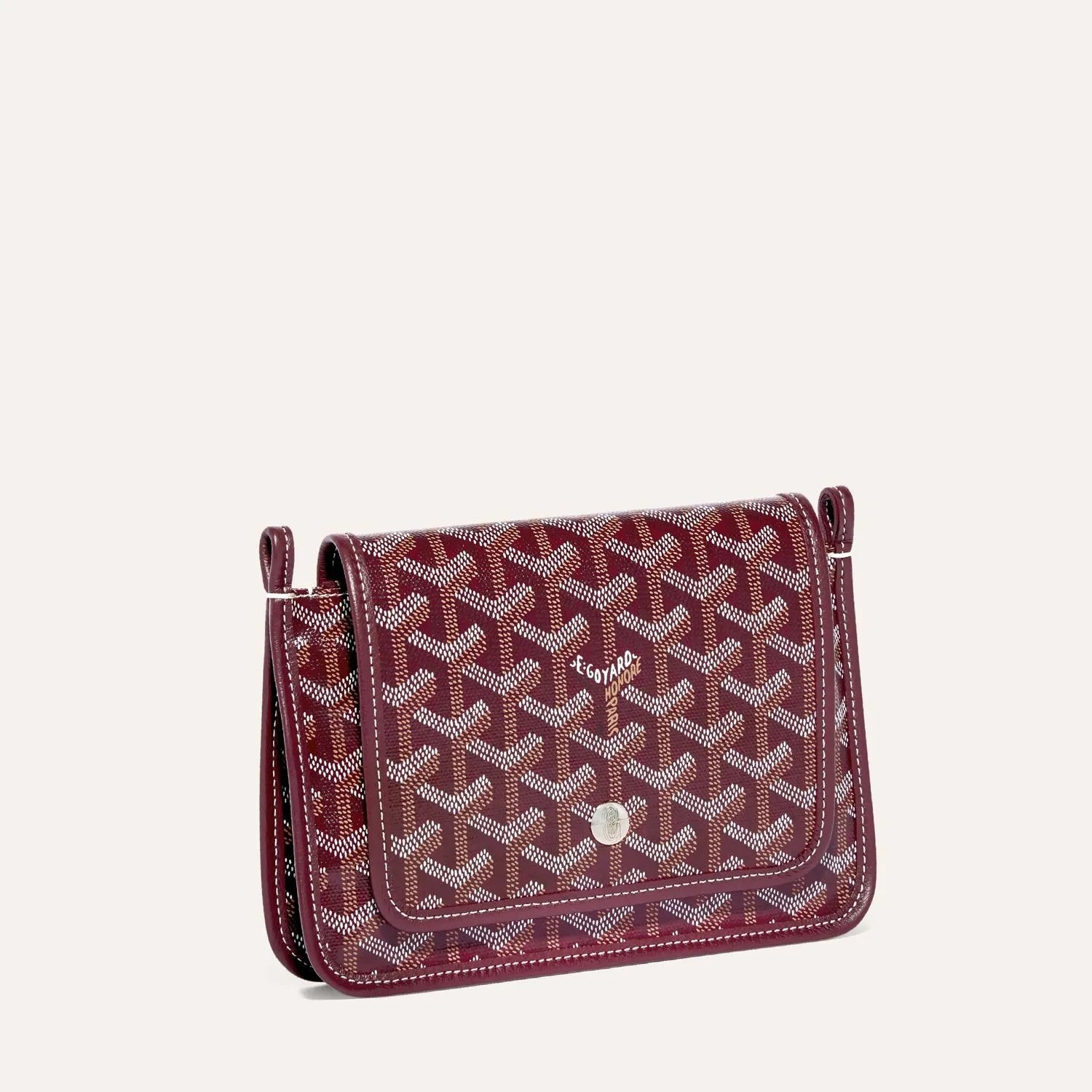 Goyard Plumet Pocket Wallet Burgundy