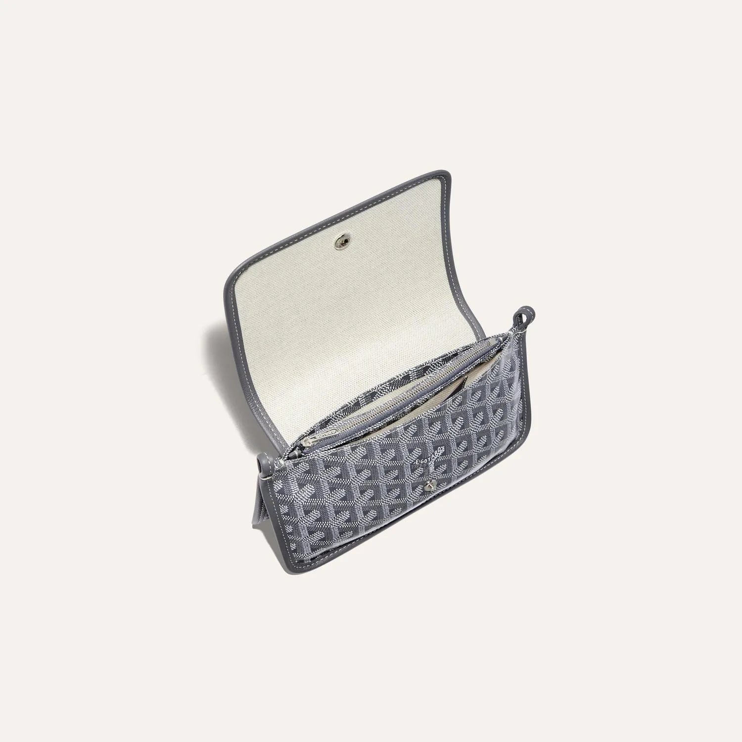 Goyard Plumet Pocket Wallet Grey