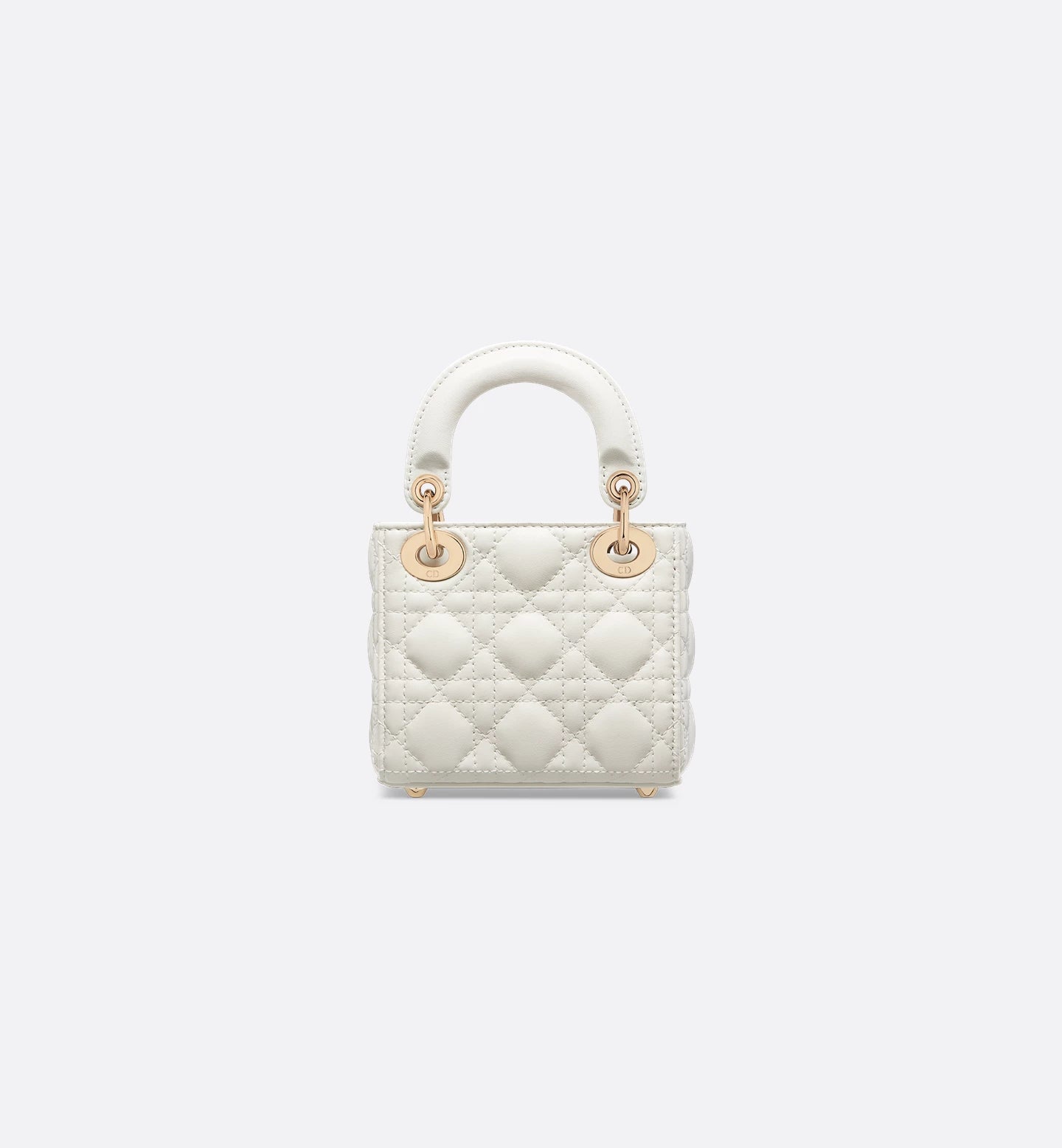 Lady Dior Micro Bag Latte Cannage Lambskin