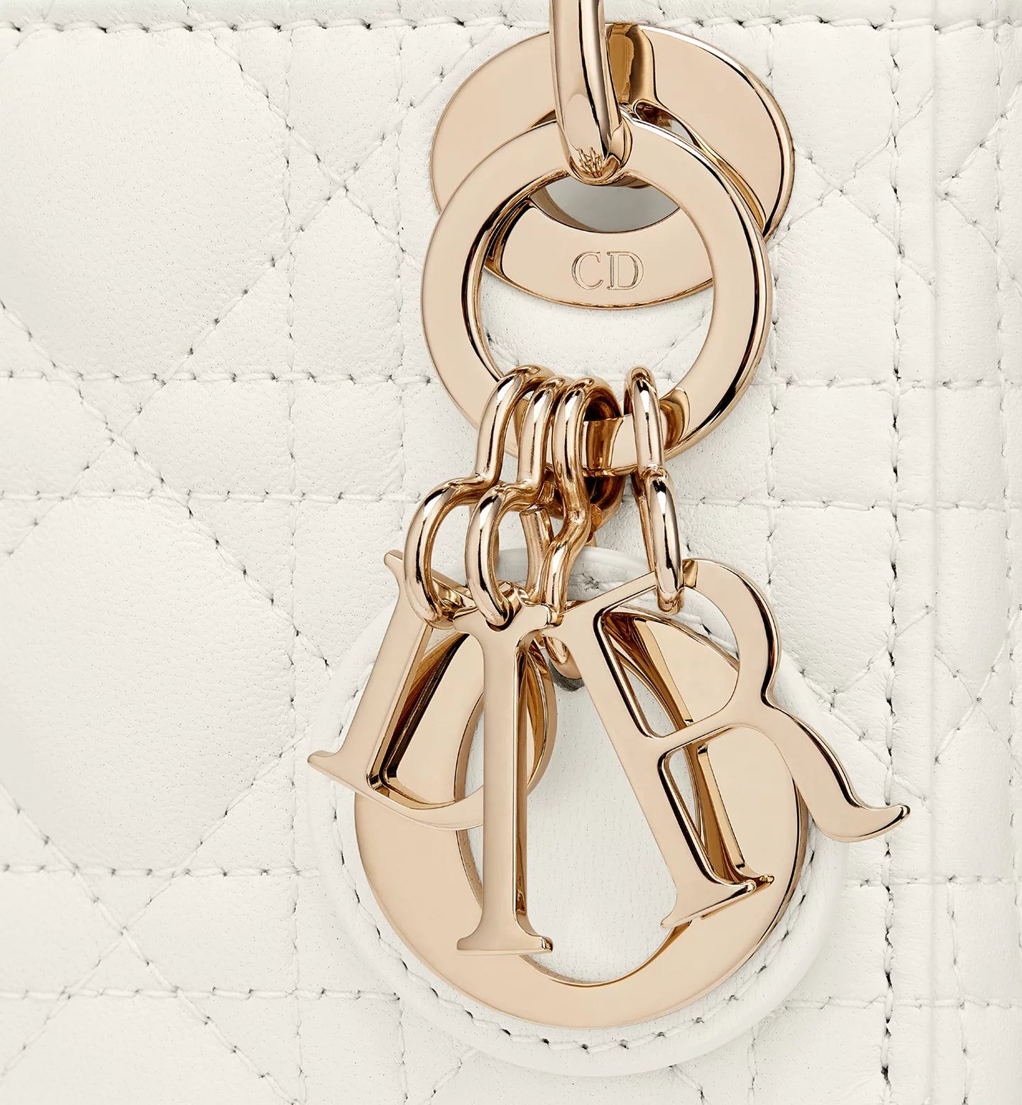 Lady Dior Micro Bag Latte Cannage Lambskin