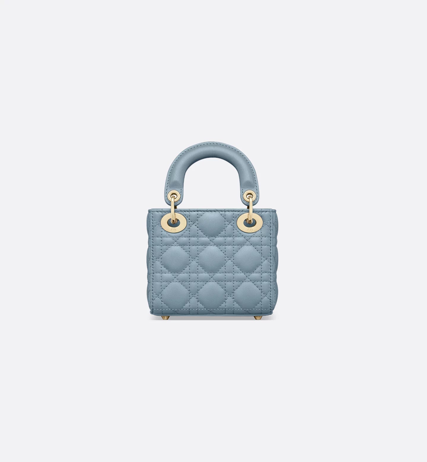 Lady Dior Micro Bag sky blue lambskin