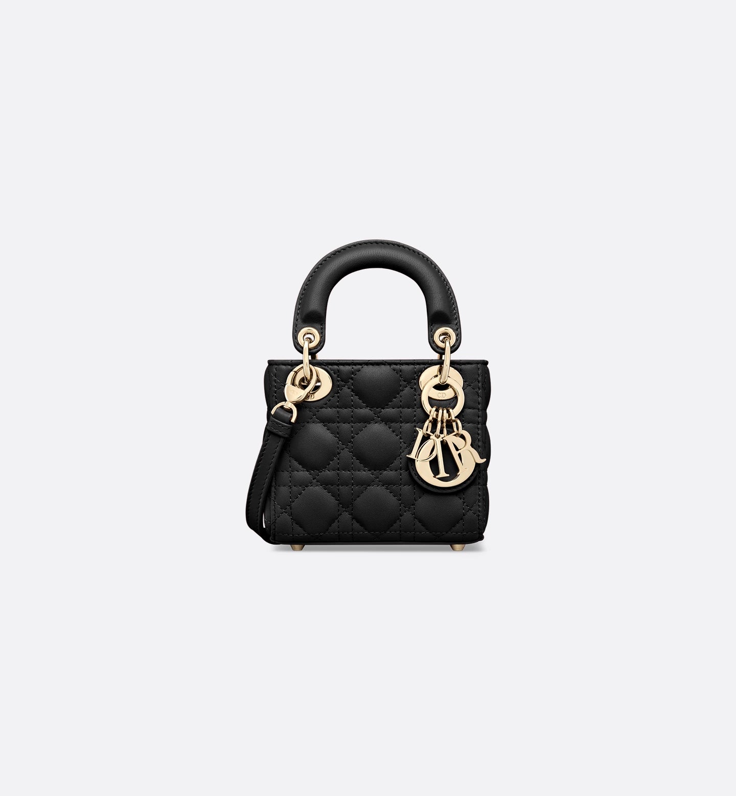 Lady Dior Micro Bag Black Cannage Lambskin