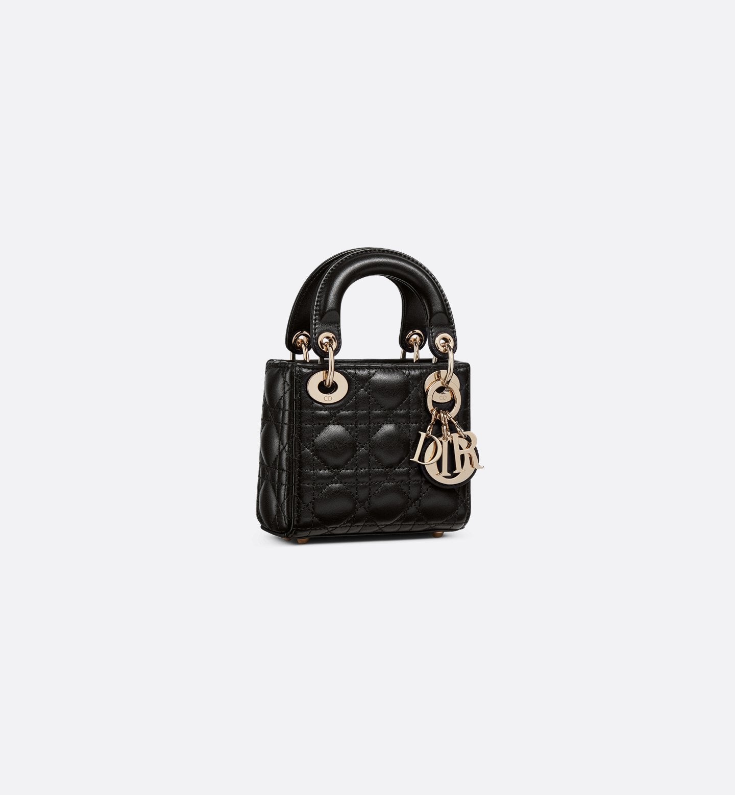 Lady Dior Micro Bag Black Cannage Lambskin