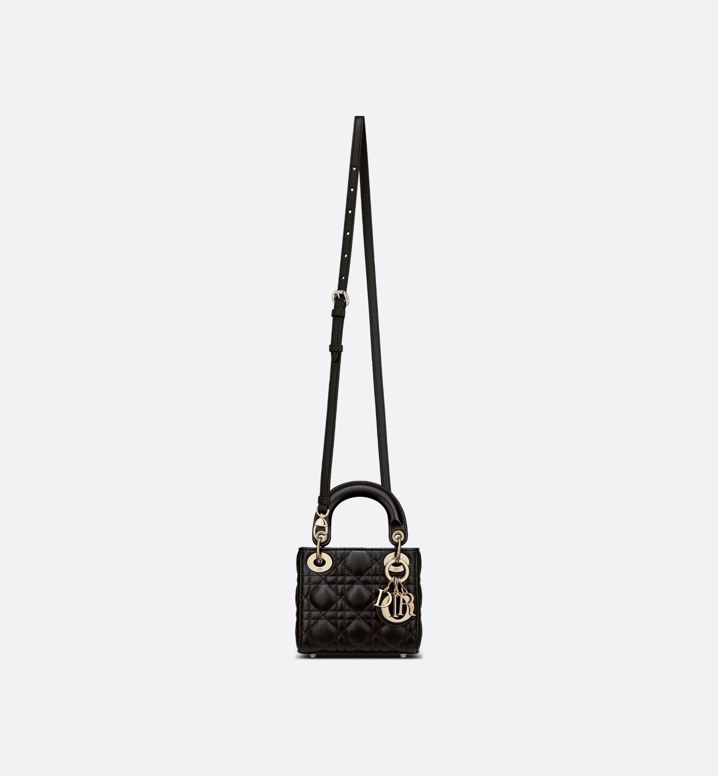 Lady Dior Micro Bag Black Cannage Lambskin