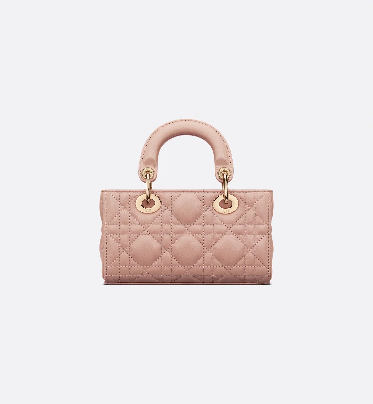 Lady D-Joy Micro Bag Rose des Vents Cannage Lambskin