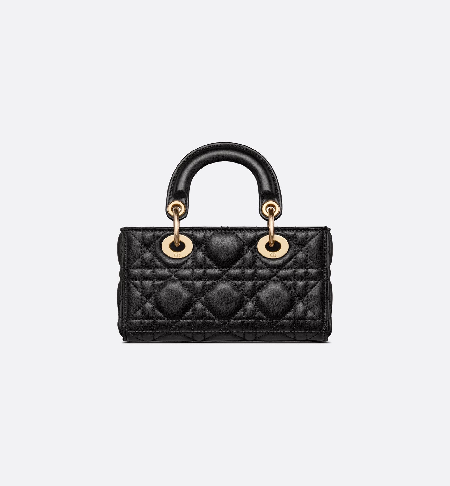Lady D-Joy Micro Bag Black Cannage Lambskin