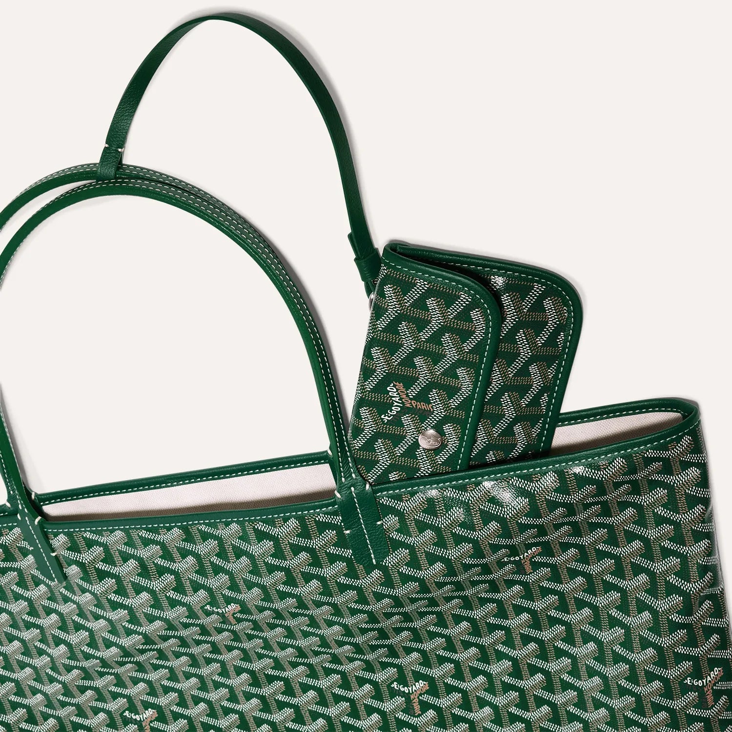 Goyard Saint Louis GM Bag Green
