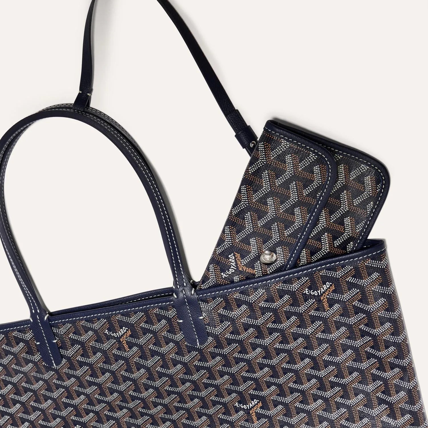 Goyard Saint Louis PM Bag Blue Navy