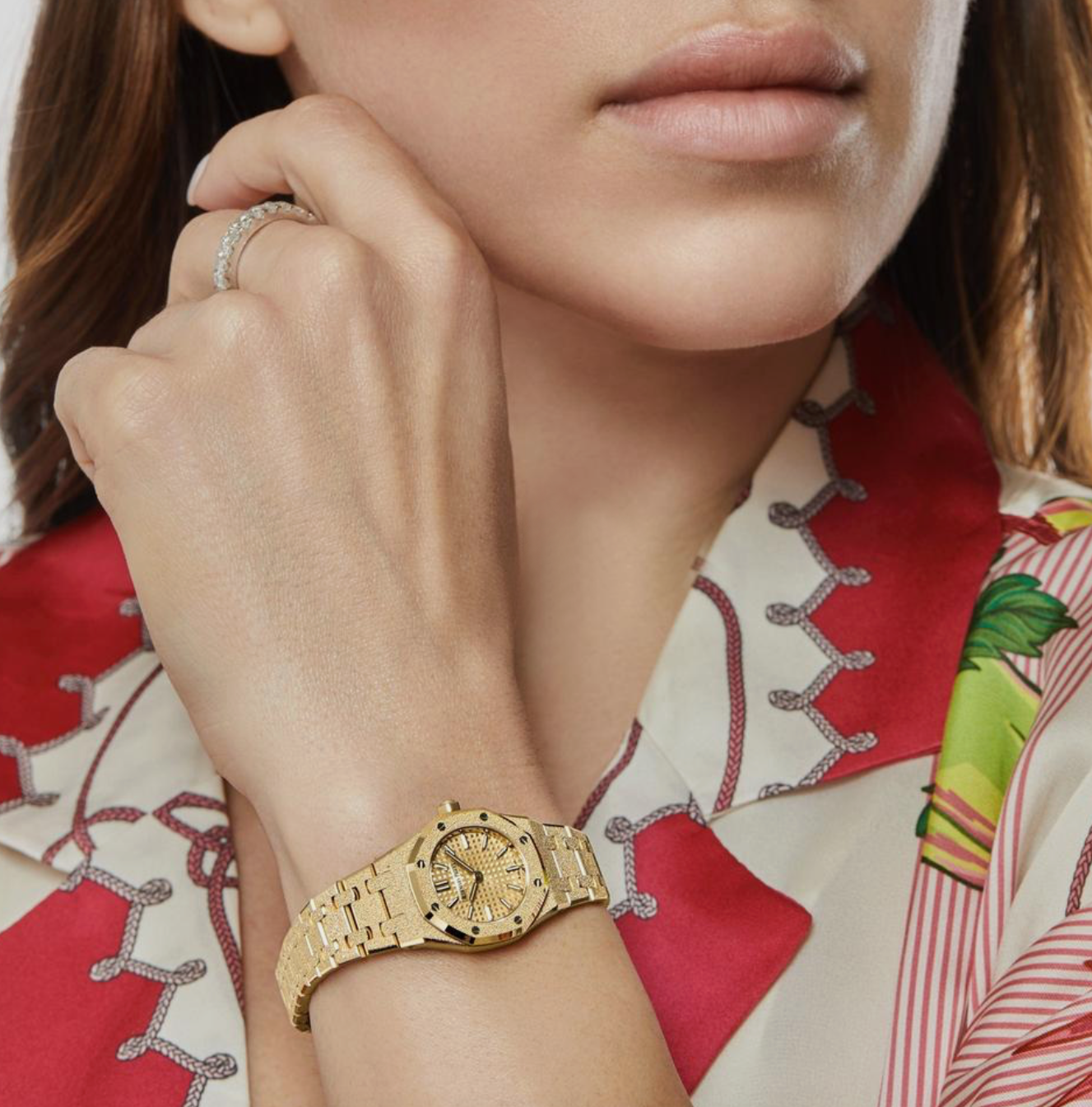 Audemars Piguet Royal Oak Mini Frosted Gold Quartz Ref 67630BA.GG.1312BA.01-B