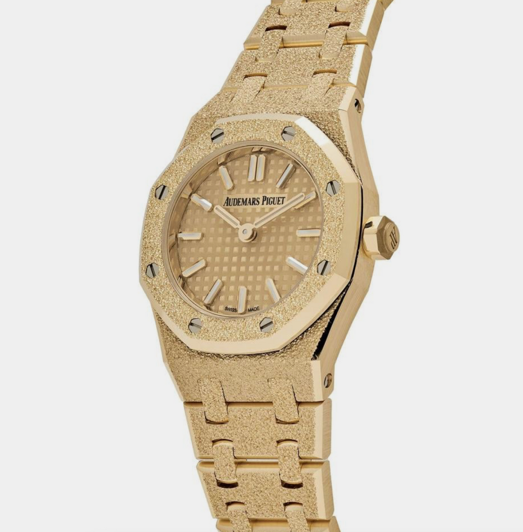 Audemars Piguet Royal Oak Mini Frosted Gold Quartz Ref 67630BA.GG.1312BA.01-B