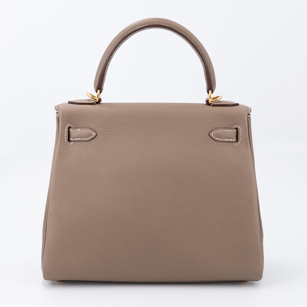 Hermès Kelly 25 Etoupe GHW