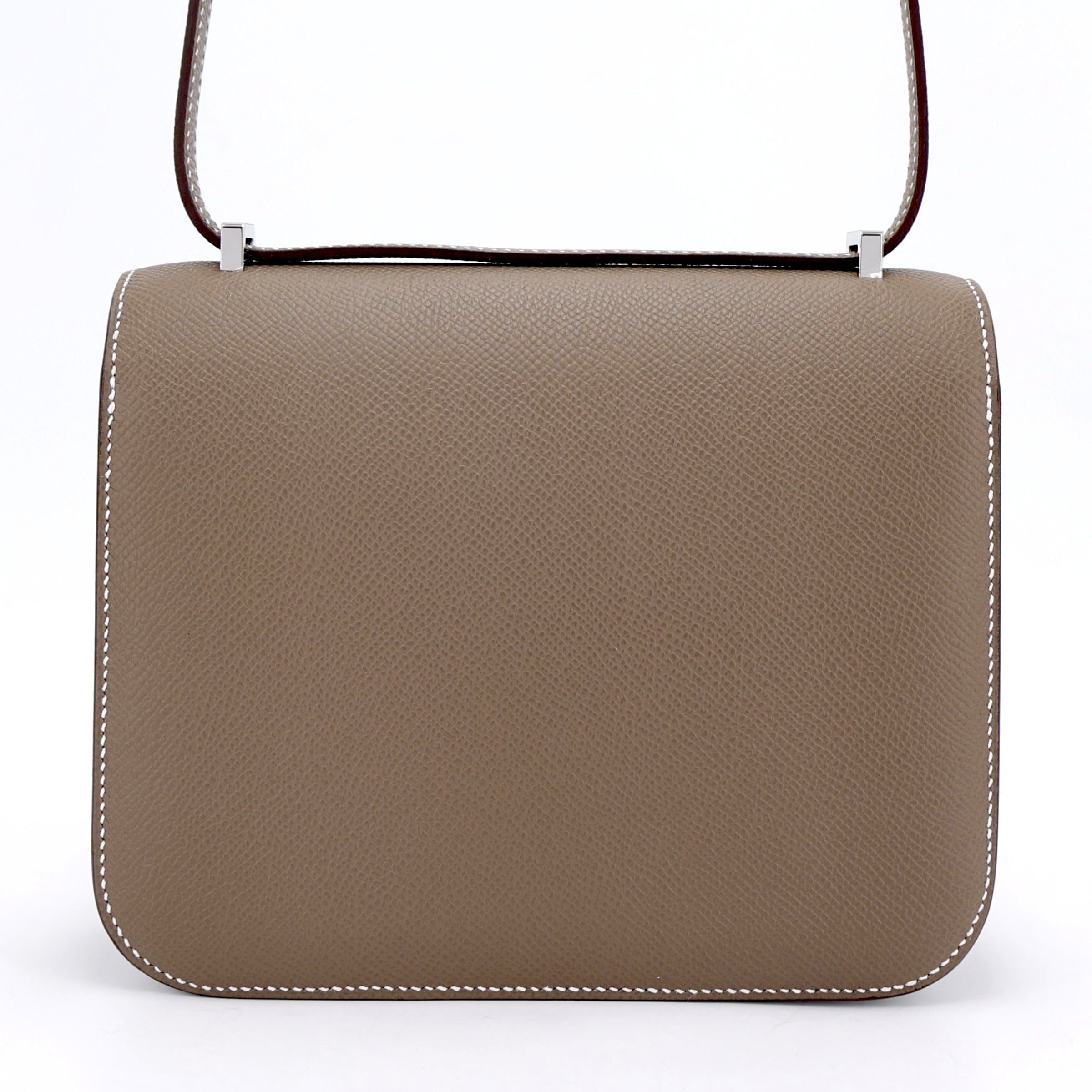 Hermès Constance Mini Etoupe PHW