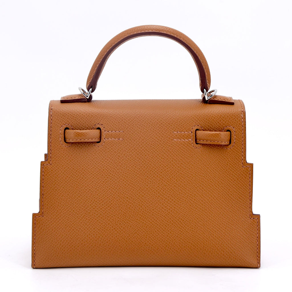 Hermès Kelly Doll Picto Gold Bleu Zanzibar Orange Field Jaune milton PHW