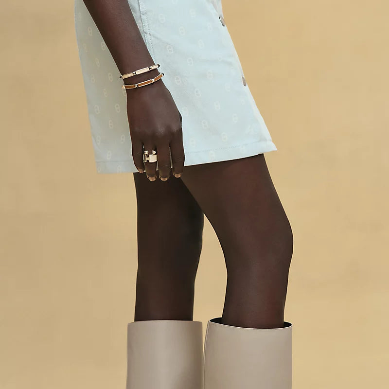 Hermès Abito stampa “Chaîne d’Ancre” Vert Embrun