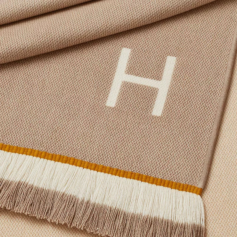 Hermès Altitude blanket naturel
