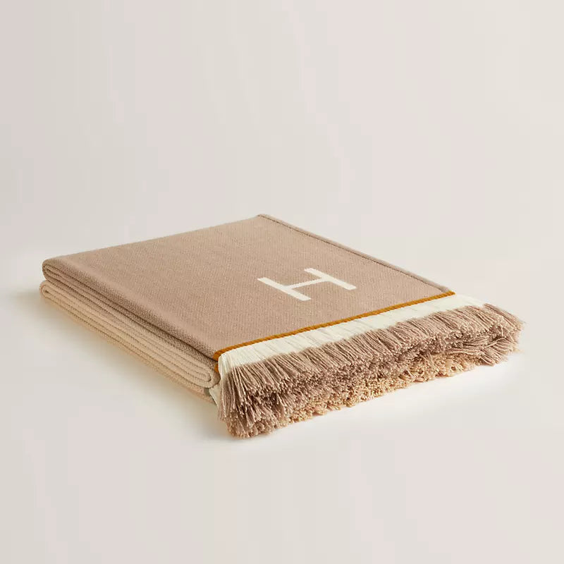 Hermès Altitude blanket naturel