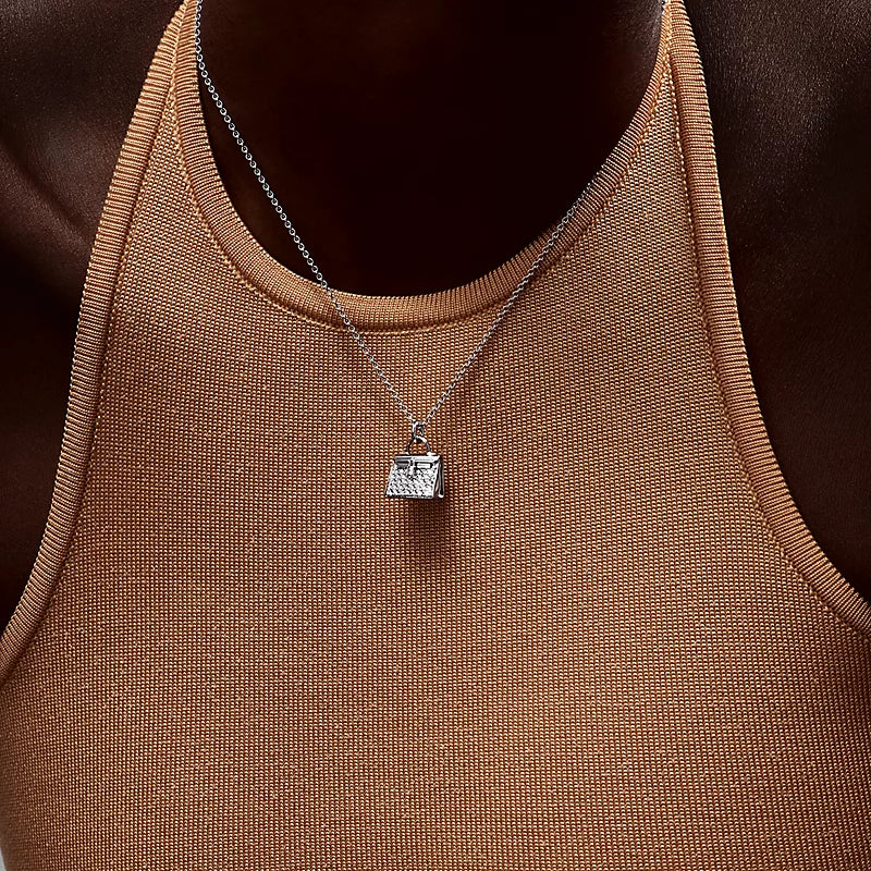 Hermès Kelly Amulets Pendant White Gold - Diamonds
