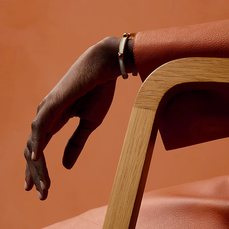 Athena Bracelet Epsom Calfskin Gold Plated