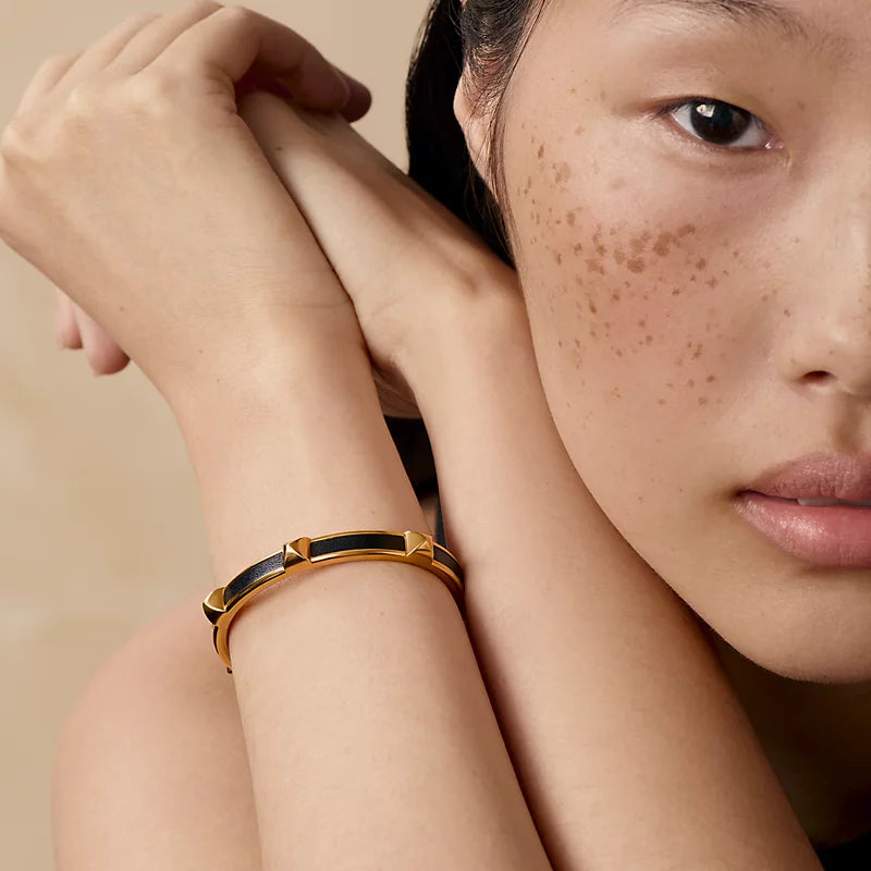 Hermès Athena Bracelet Box Calfskin Gold Plated