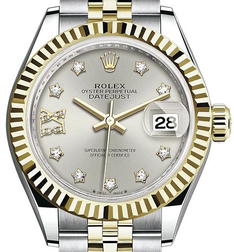Rolex Lady-Datejust m279173-0003 Oystersteel Yellow Gold 28mm