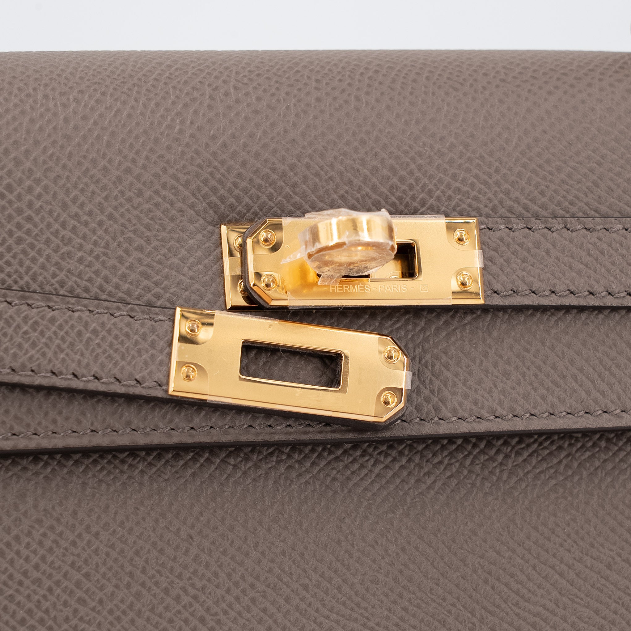 Hermès Kelly 25 Sellier Etain GHW