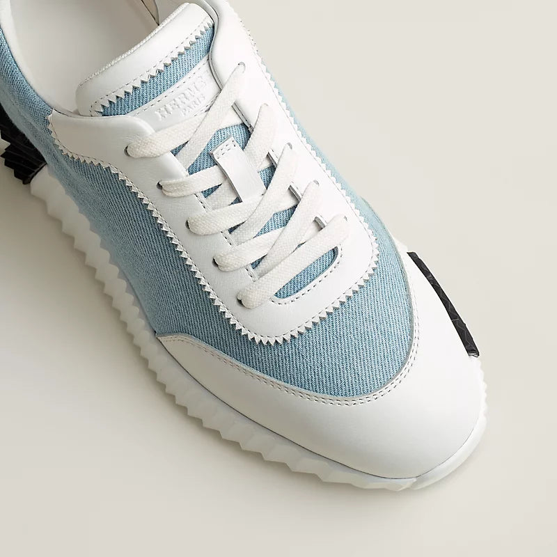 Hermès Bouncing Sneaker Bleu Clair / Blanc