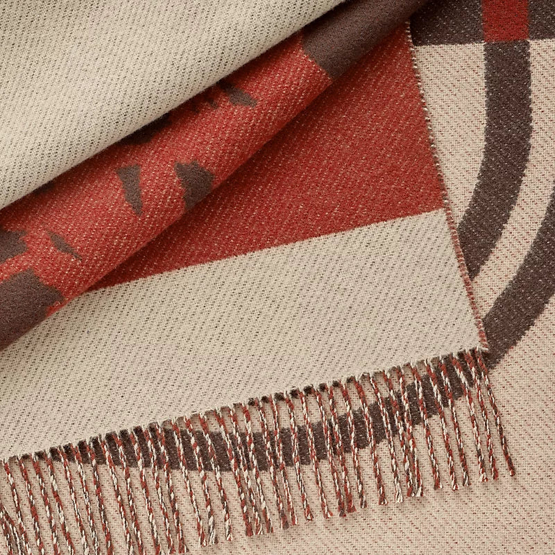 Hermès Brides de Gala blanket rouge H