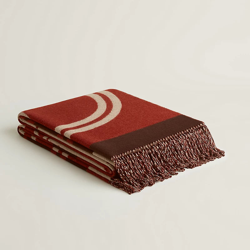 Hermès Brides de Gala blanket rouge H