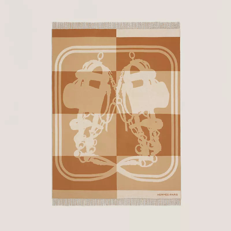 Hermès Brides de Gala blanket liège