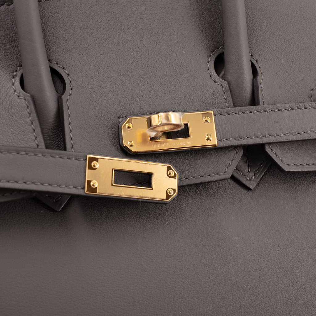 Hermès Birkin 25 Etain Swift leather GHW