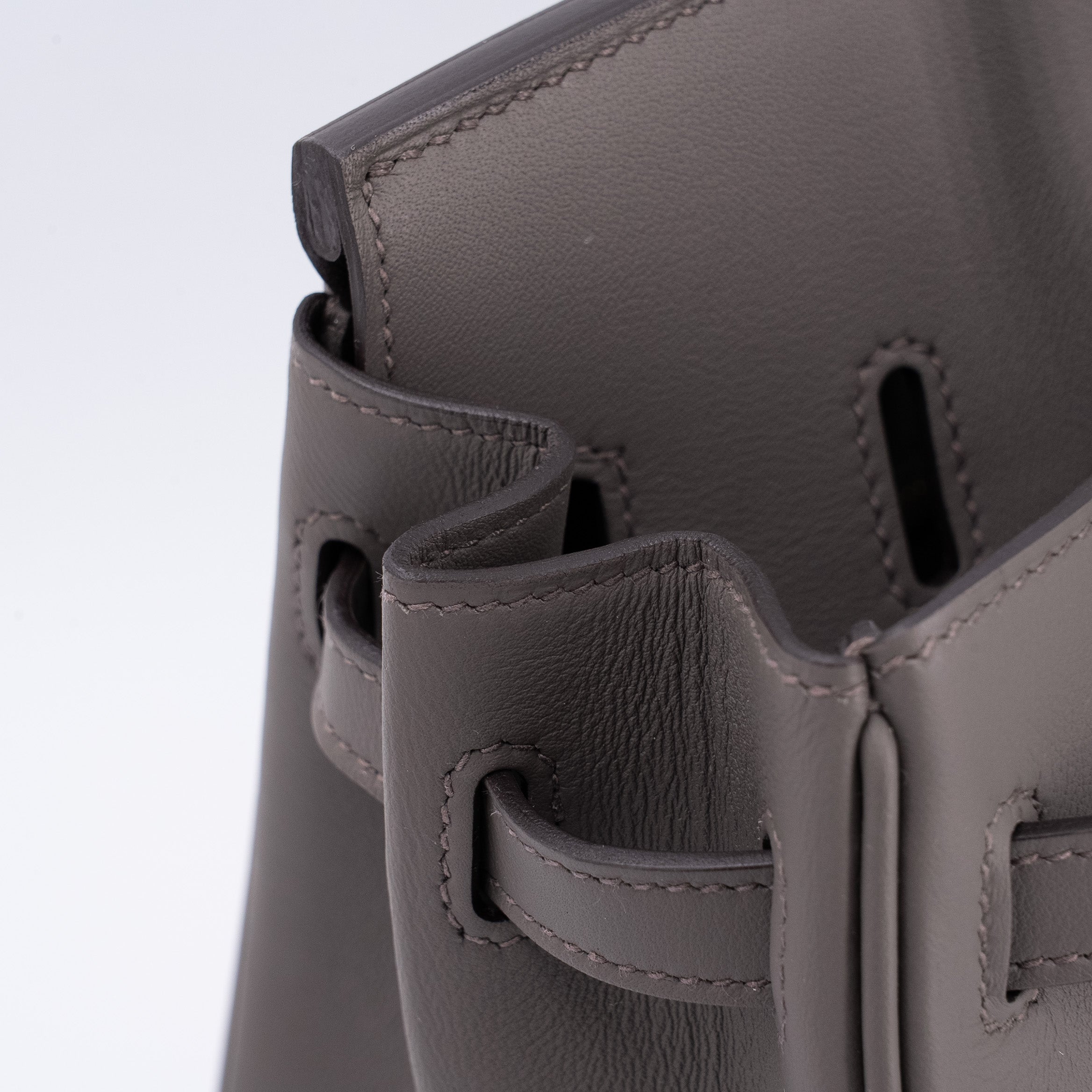 Hermès Birkin 25 Etain Swift leather GHW