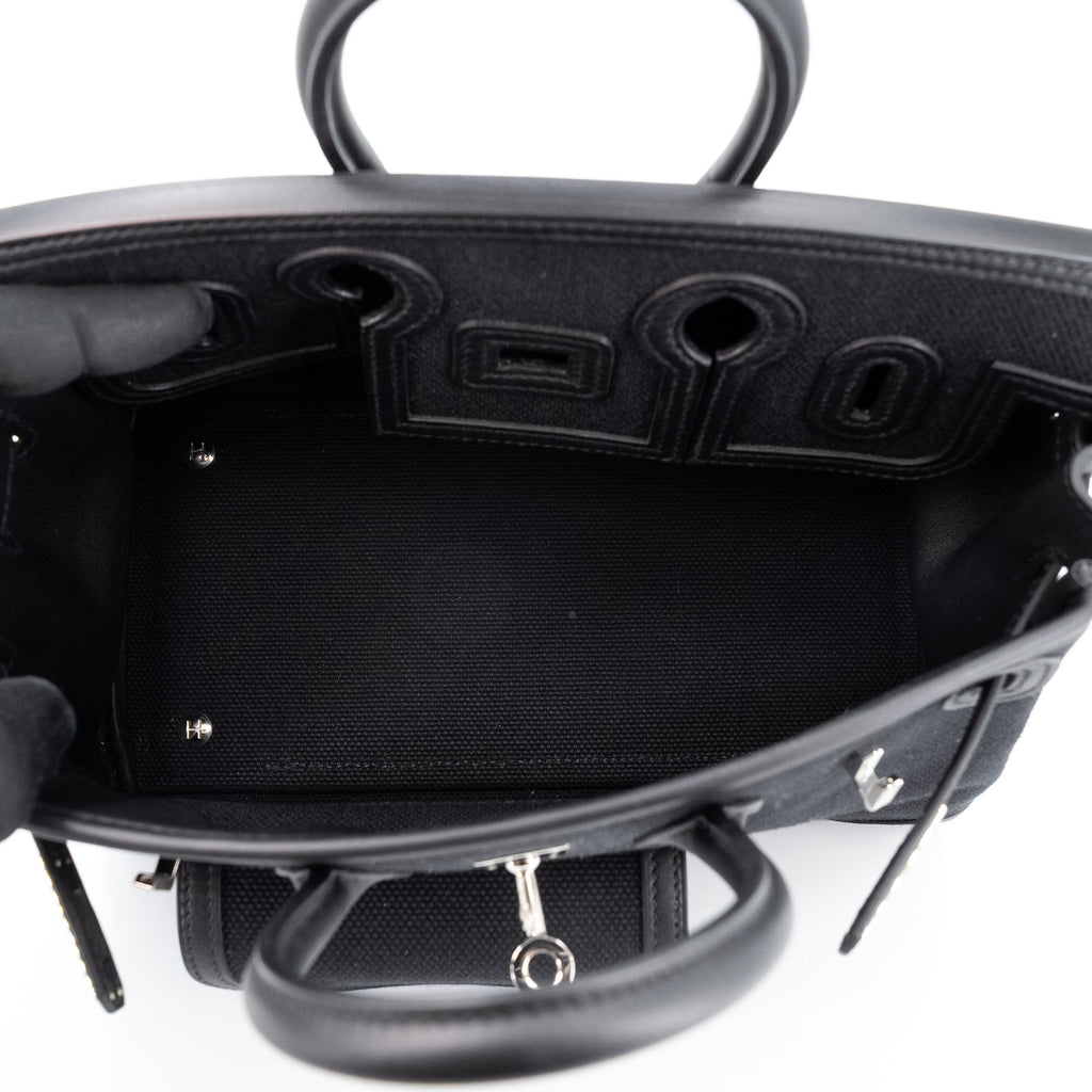 Hermès Kelly Elan Folie Noir Shiny Porosus Crocodile Ostrich Feather GHW