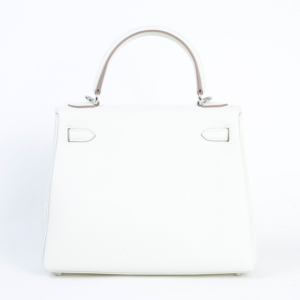 Hermès Kelly 25 Mushroom PHW
