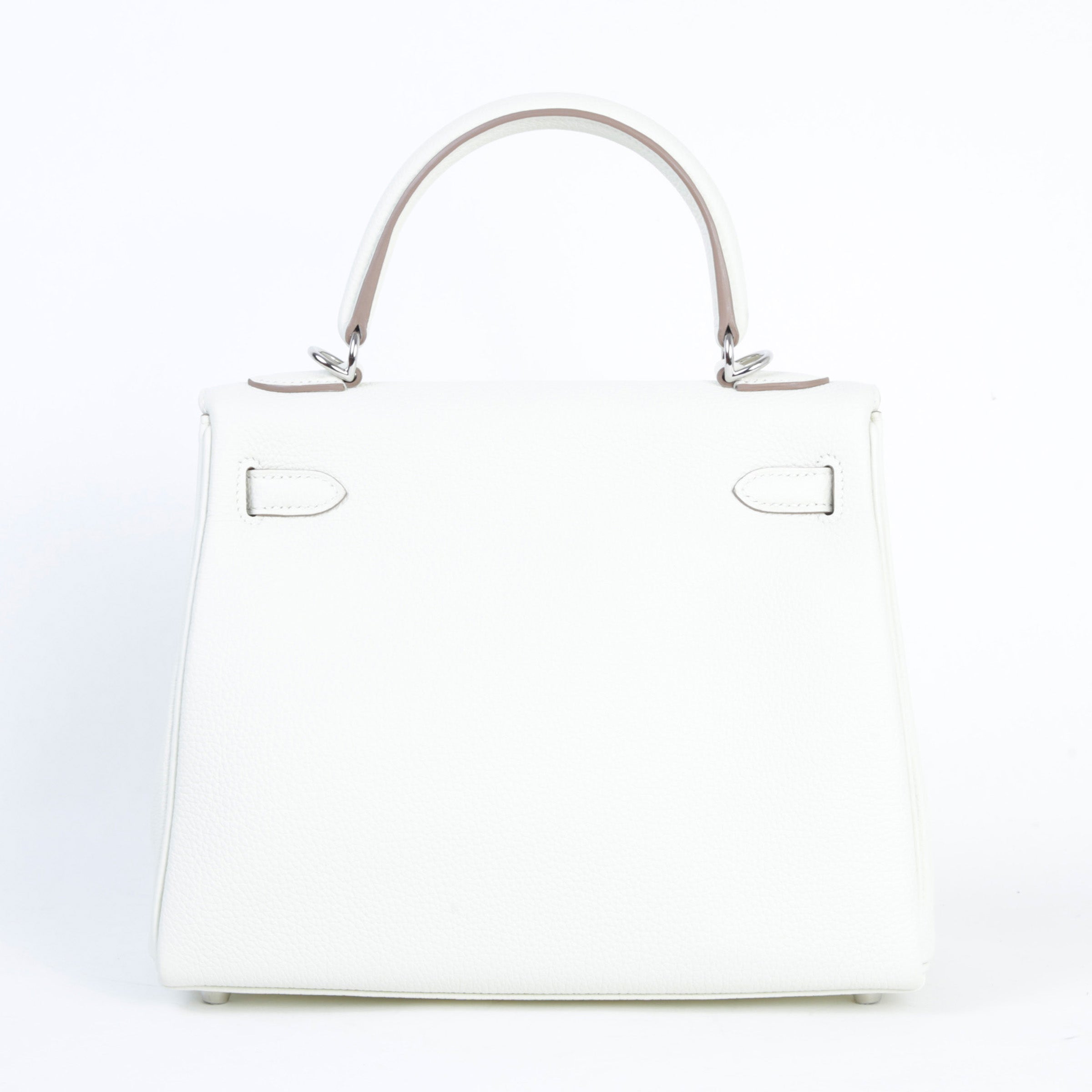 Hermès Kelly 25 Mushroom PHW