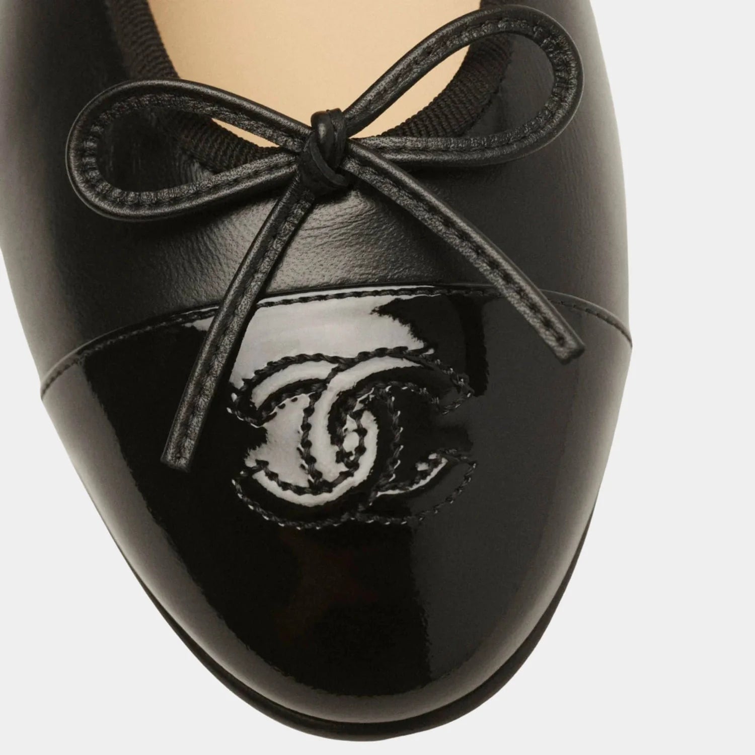 Chanel Ballerinas in Lambskin and Varnished Calf