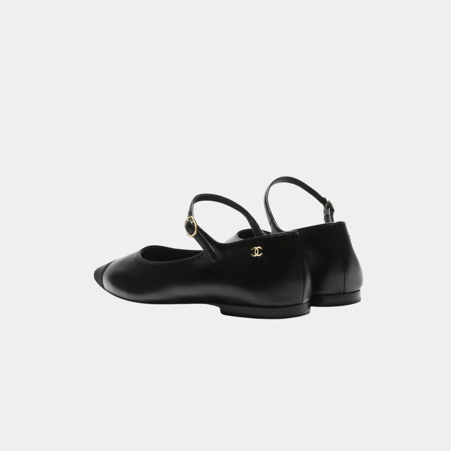 Chanel Mary Janes in Lambskin and Grosgrain