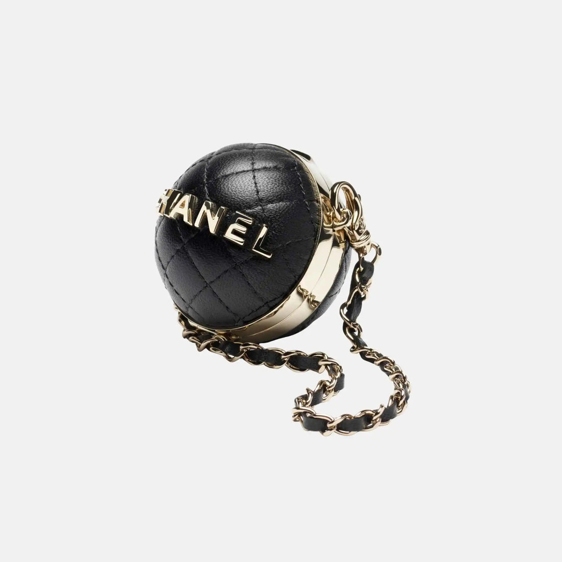 Chanel Mini Bag Charm, Beige, Front
