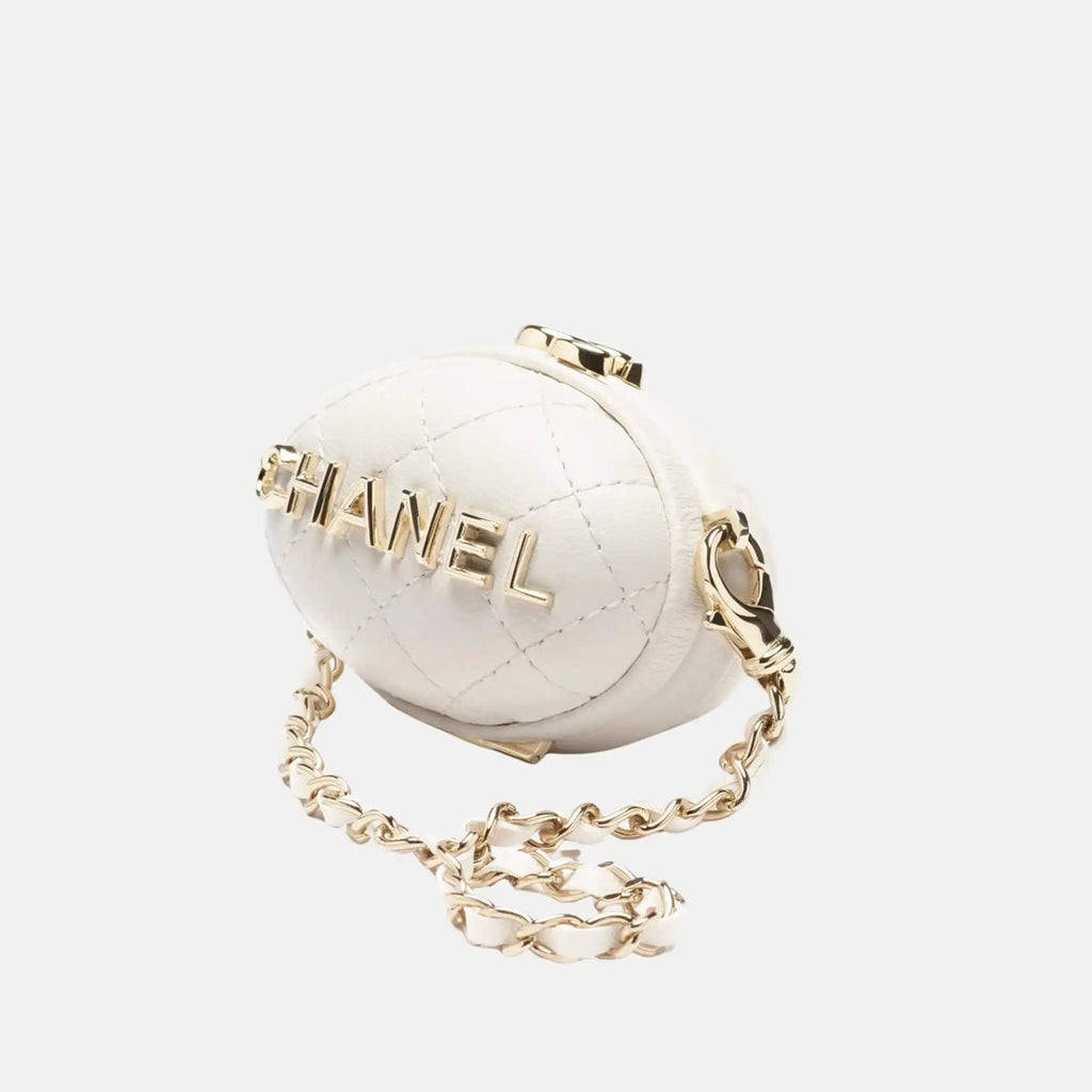 Chanel Mini Bag Charm Lambskin, Pink, Front