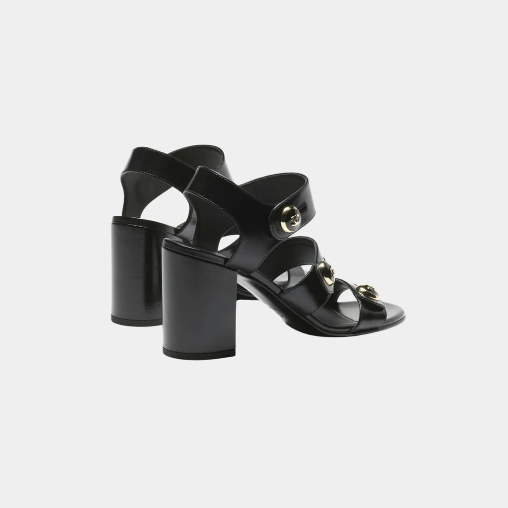 Chanel Sandals in Shiny Calf