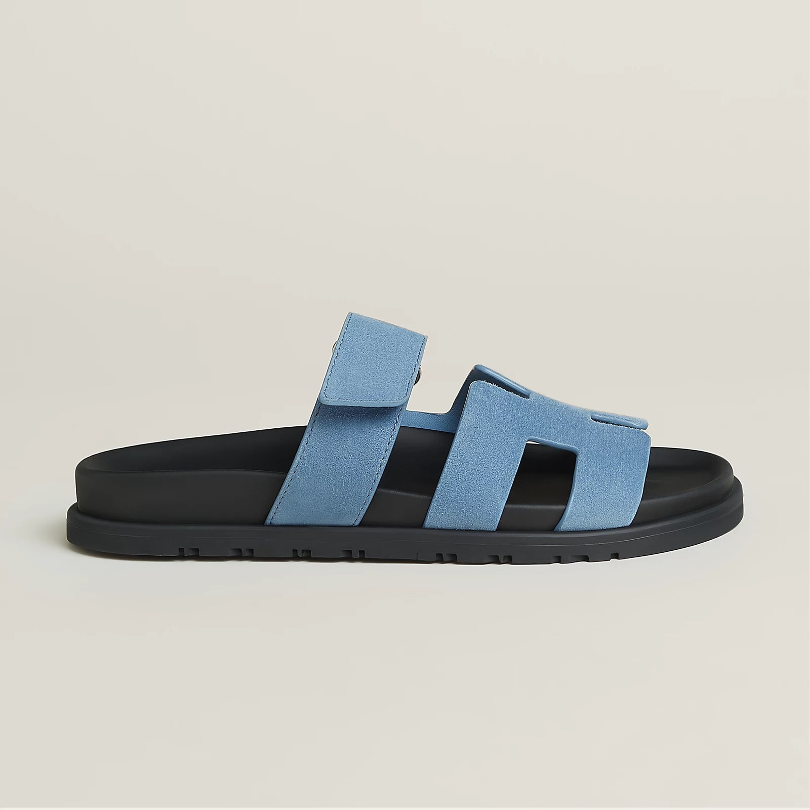 Hermès Chypre Sandals Bleu Jean