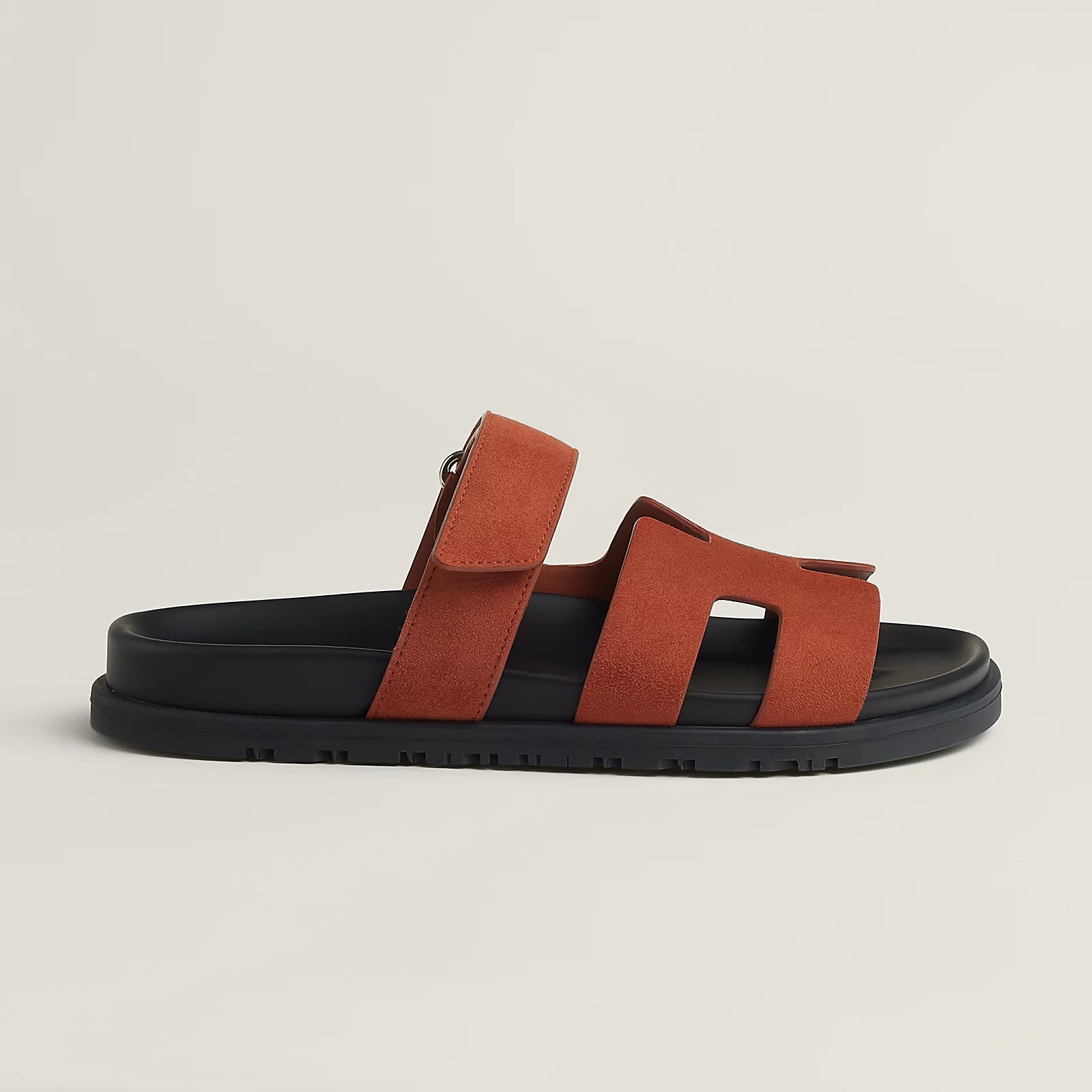 Hermès Chypre Sandals Orange Canyon