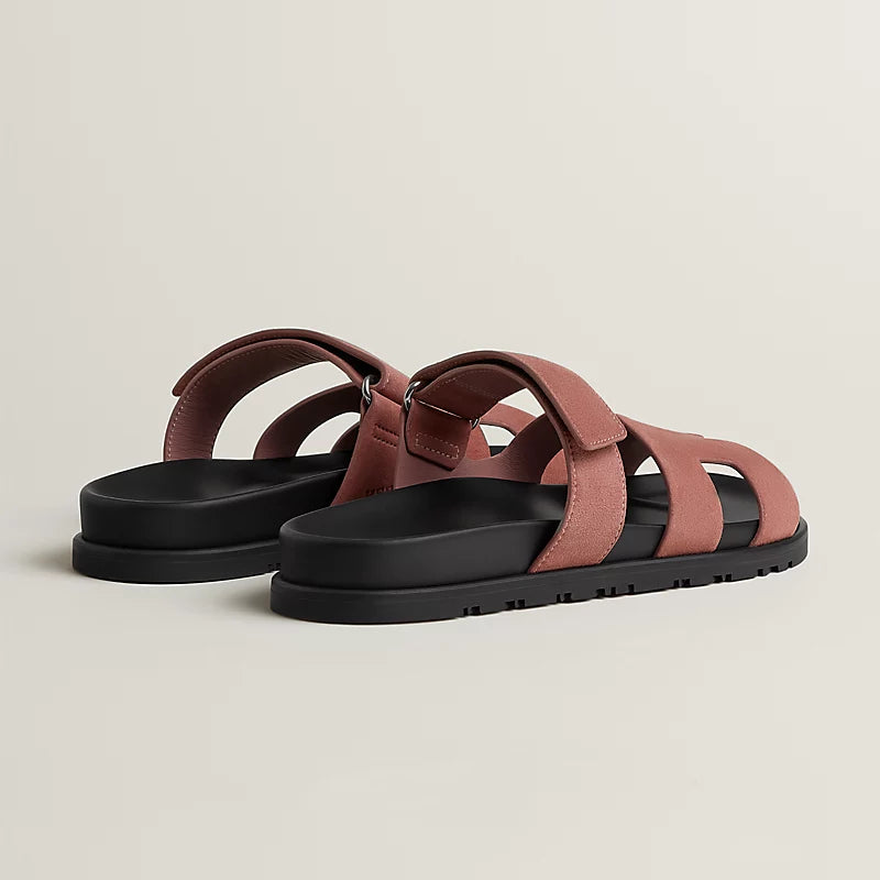 Hermès Chypre Sandals rose antique