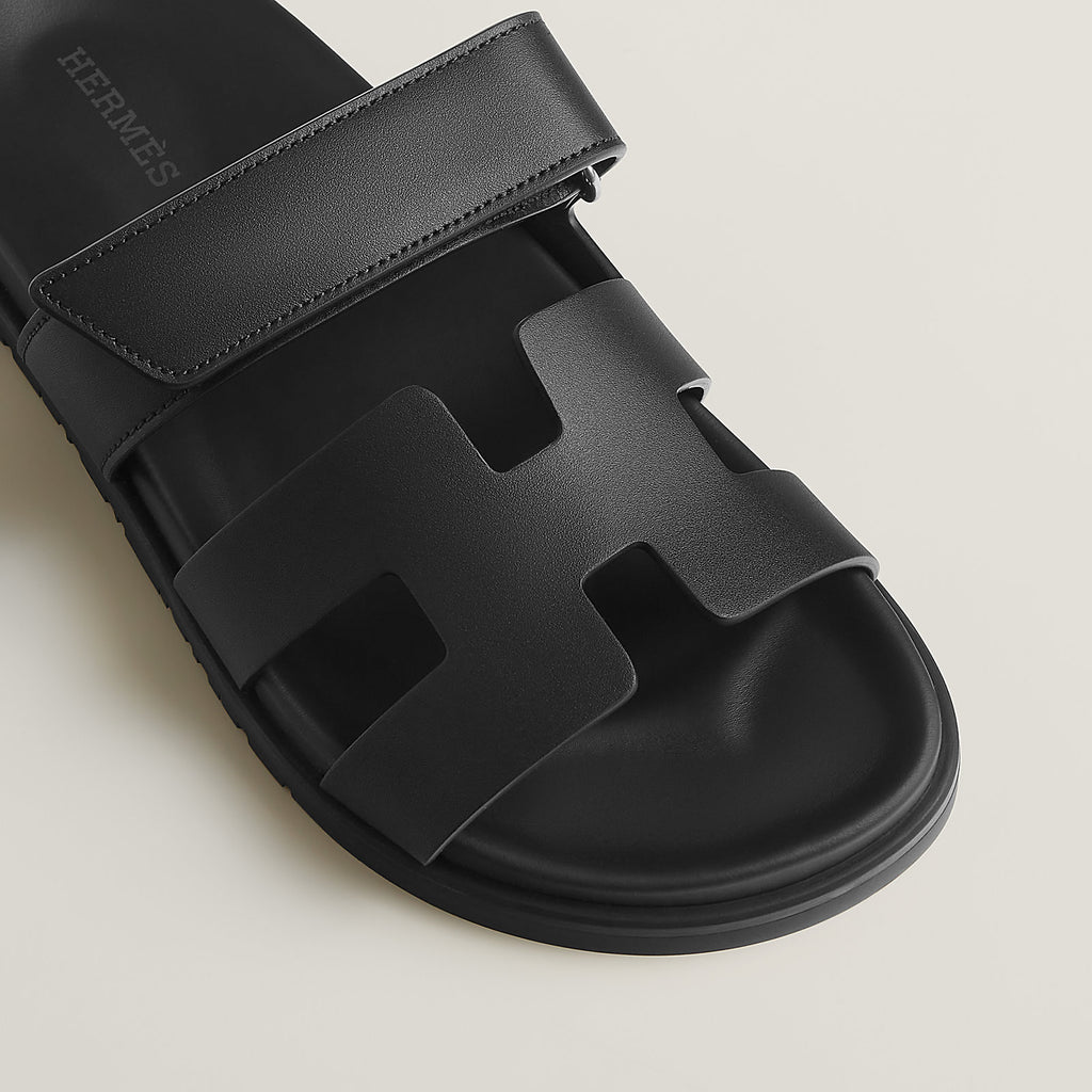 Hermès Chypre Sandals Noir