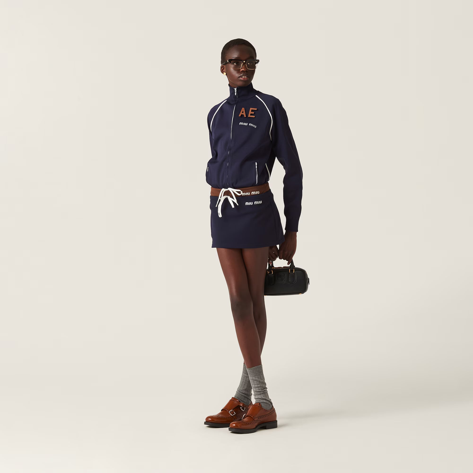 Miu Miu Technical yarn sweatshirt