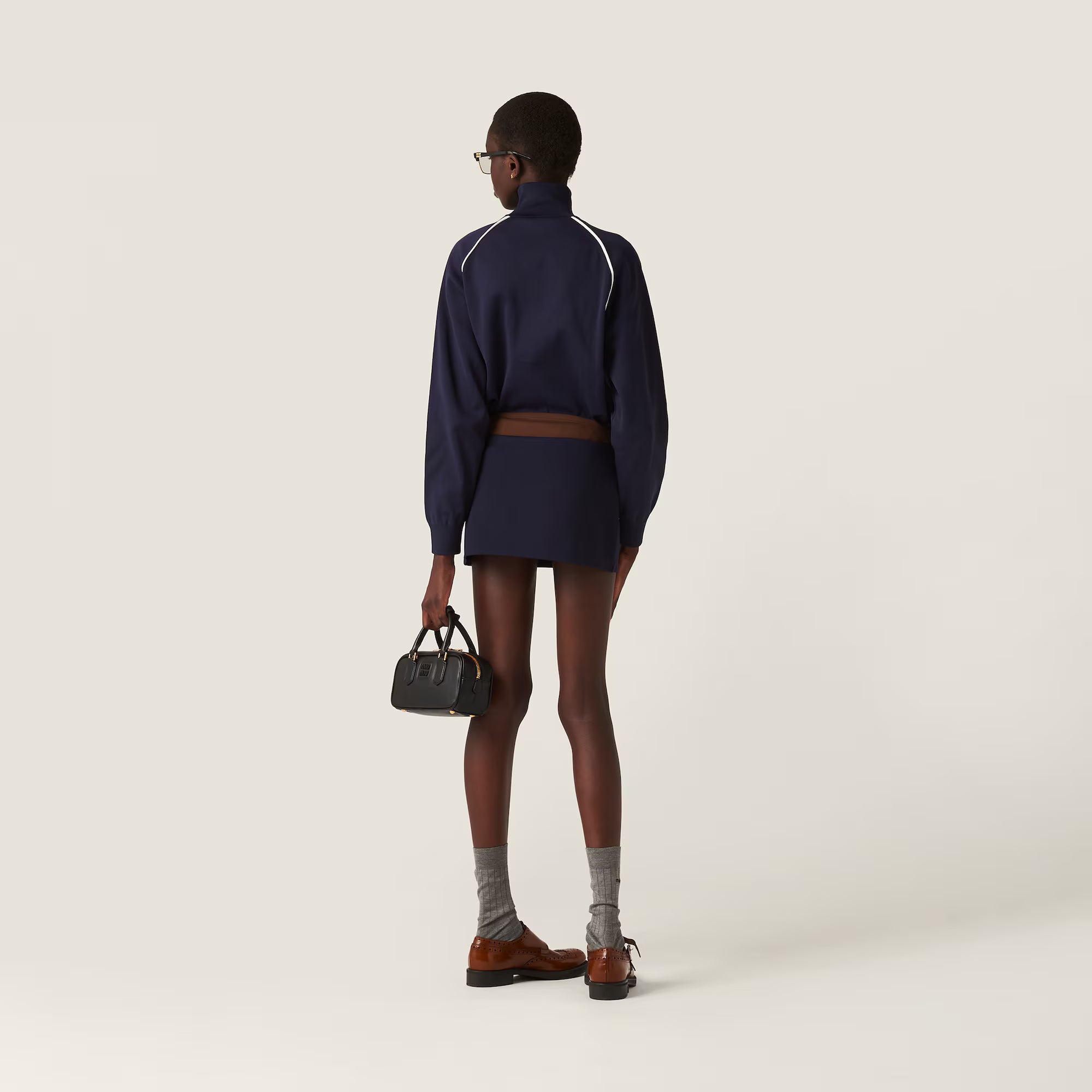 Miu Miu Technical yarn sweatshirt