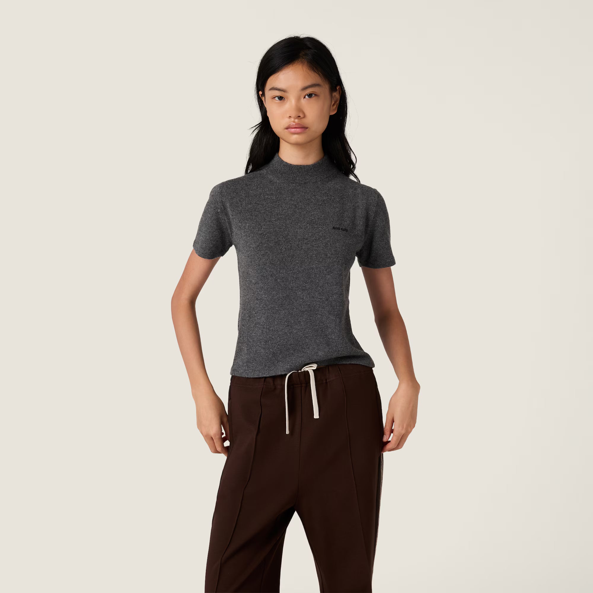 Miu Miu Cashmere sweater Slate Gray