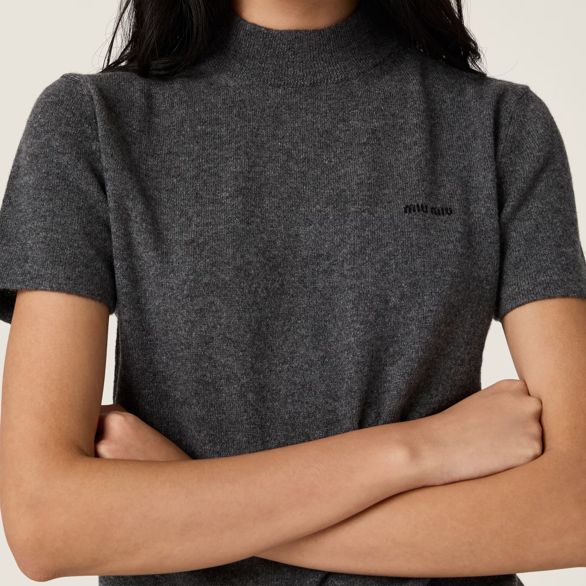 Miu Miu Cashmere sweater Slate Gray