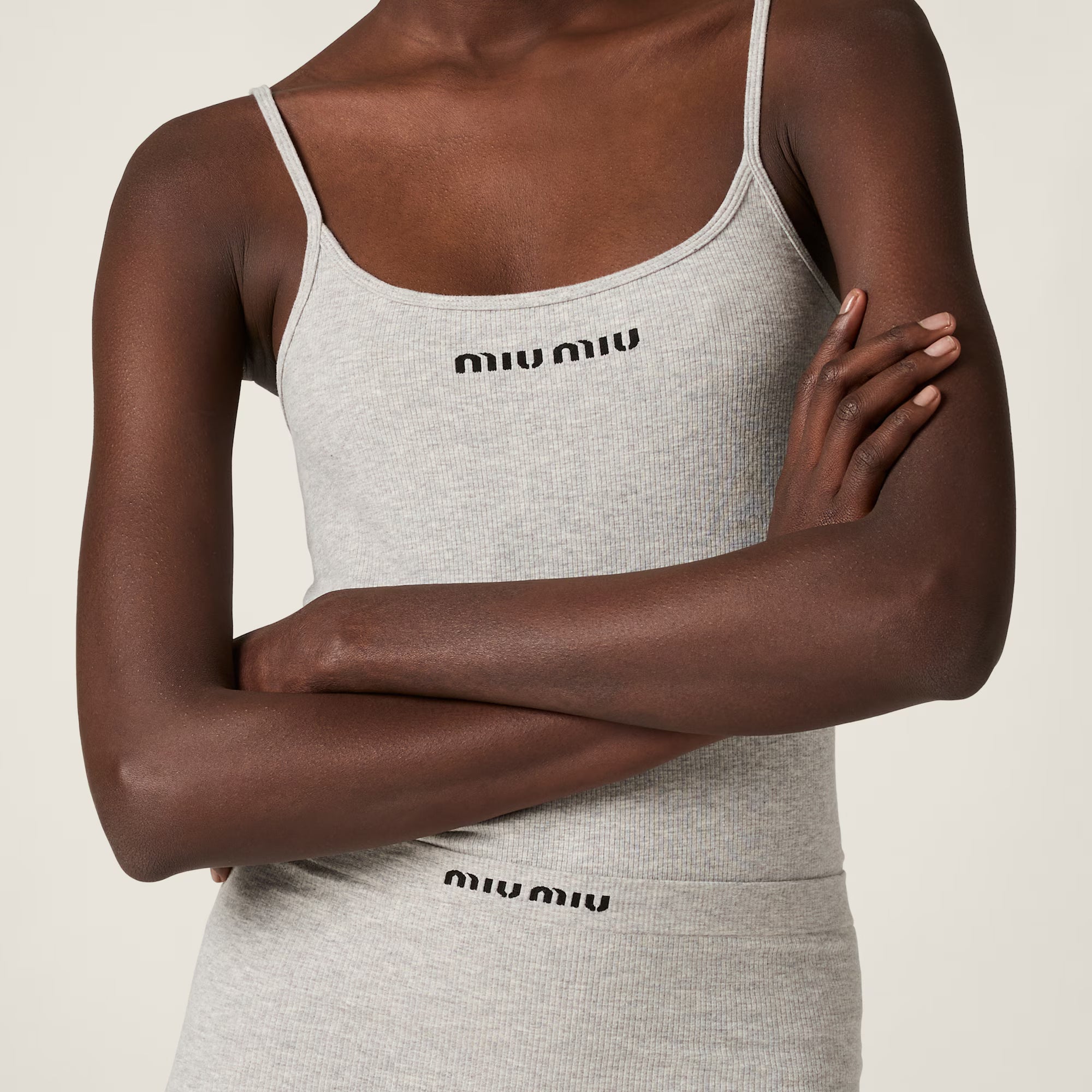 Miu Miu Seamless mélange top