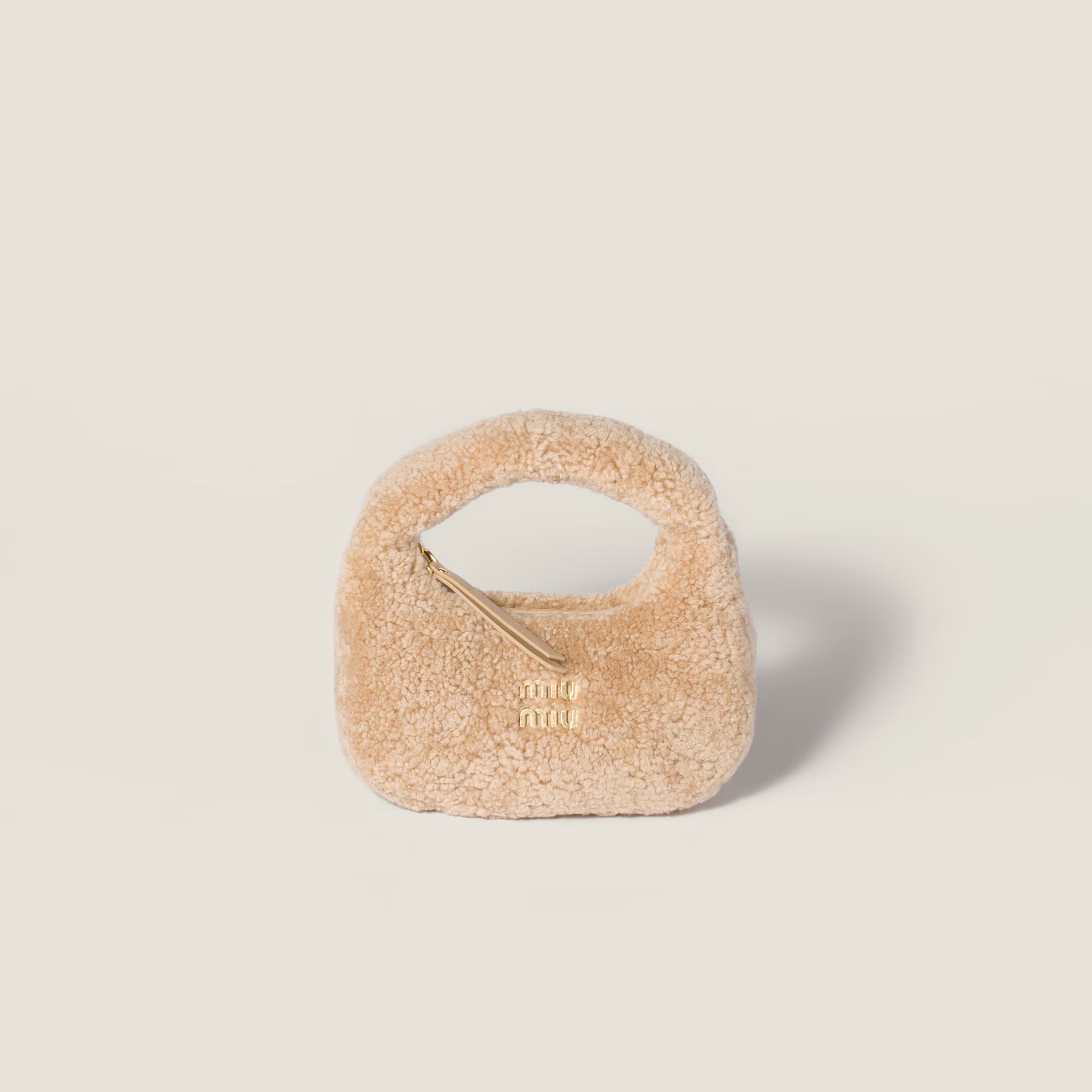 Miu Miu Wander shearling mini-bag