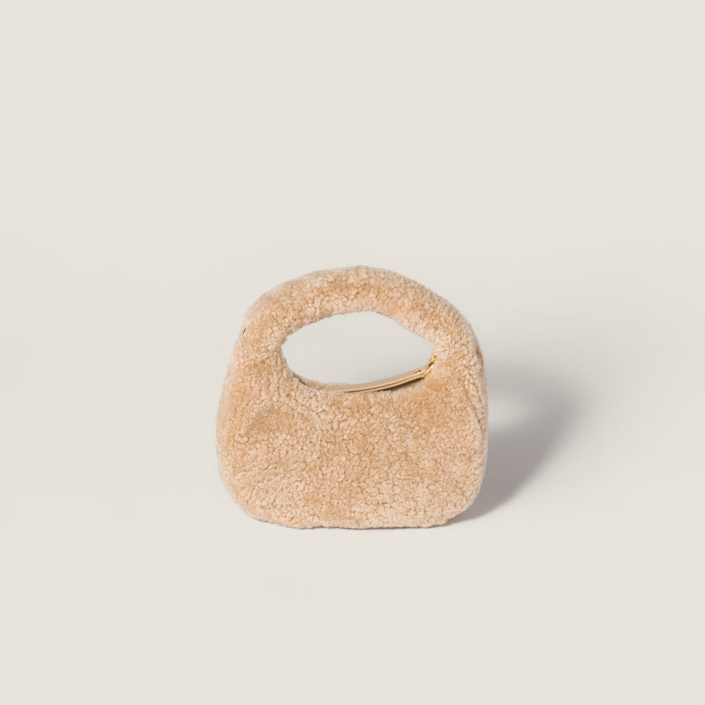 Miu Miu Wander shearling mini-bag